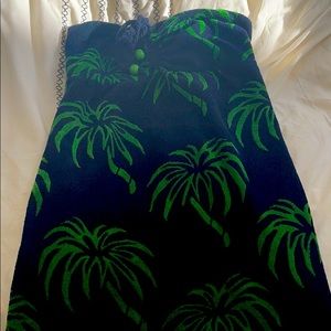 Juicy couture terry tube top beach cover up